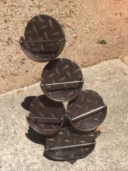 Hand design iron welded piece