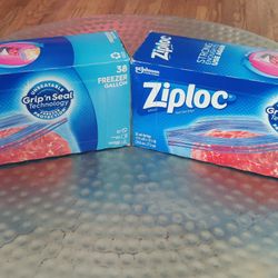 Ziploc Freezer Gallon Bags - 76 Count