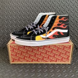 Vans Sk8 Hi Flame Size 13