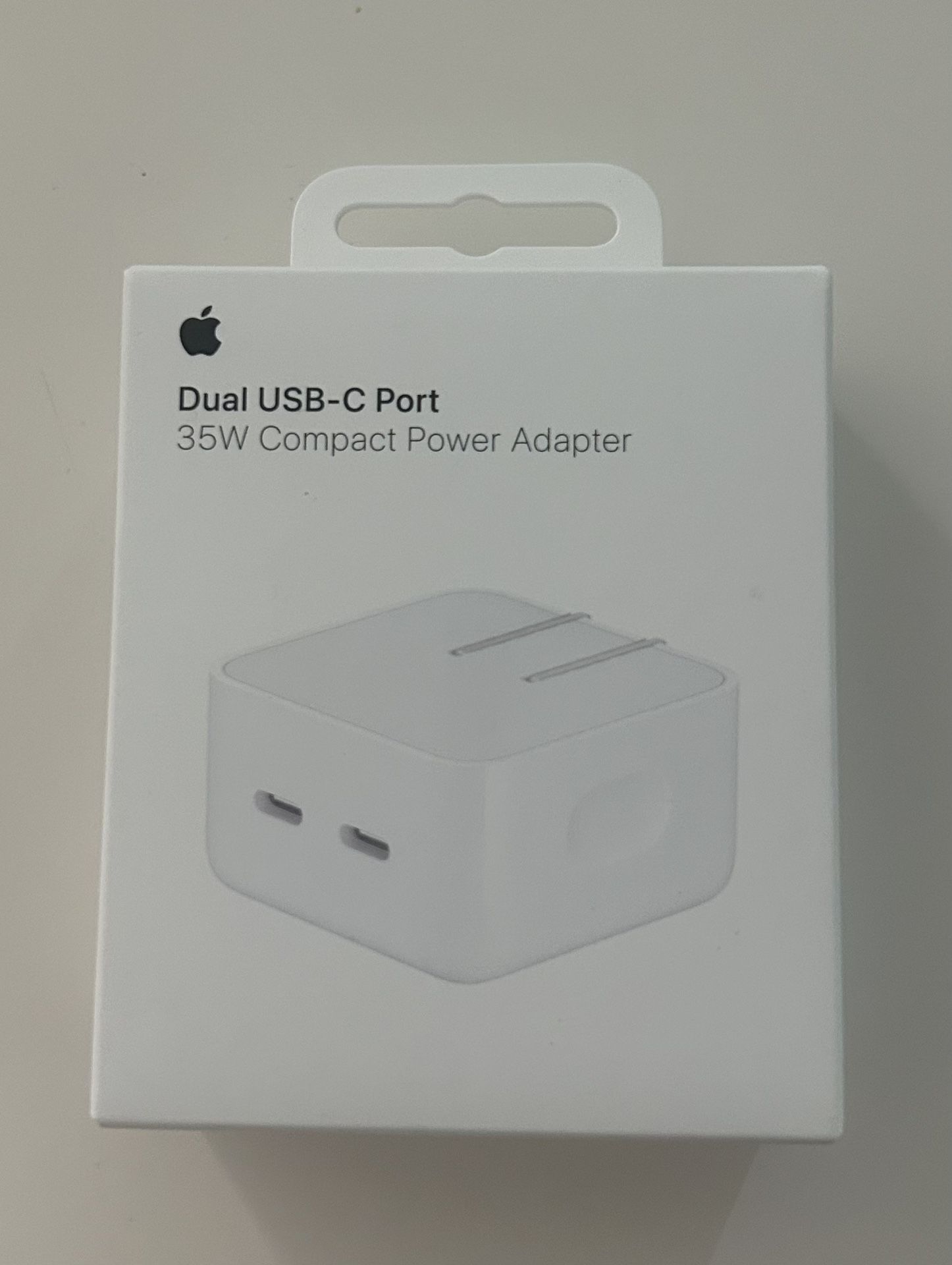 Apple Dual USB -C Port 35W Compact Power Adapter
