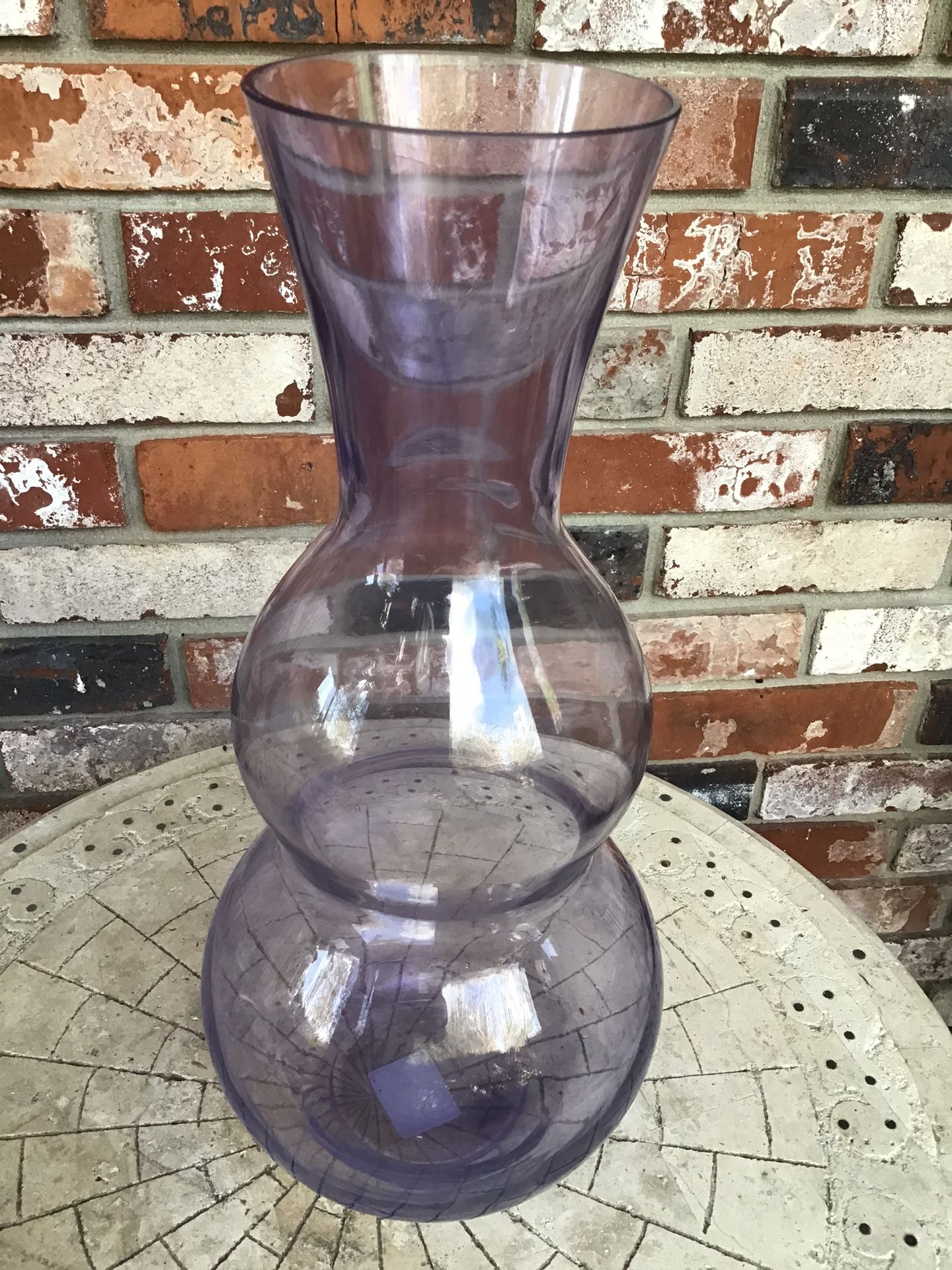 Flower 🌸 Vase 🏺 Bubble Shape 17” Tall