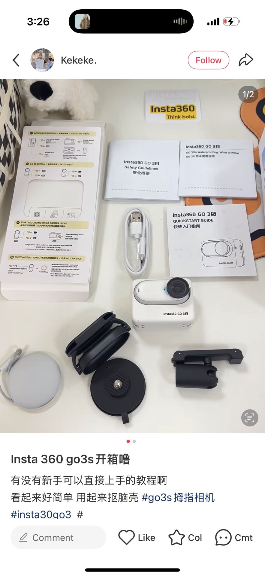 Insta360 Go 3s Action Camera 128G
