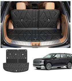 Hyundai Palisade All Weather TPE Cargo Liner with Trunk Backrest Mat