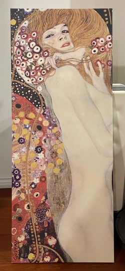 Klimt Water Snake ll Canvas Wall Deco