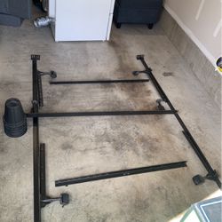 Bed frame and risers 