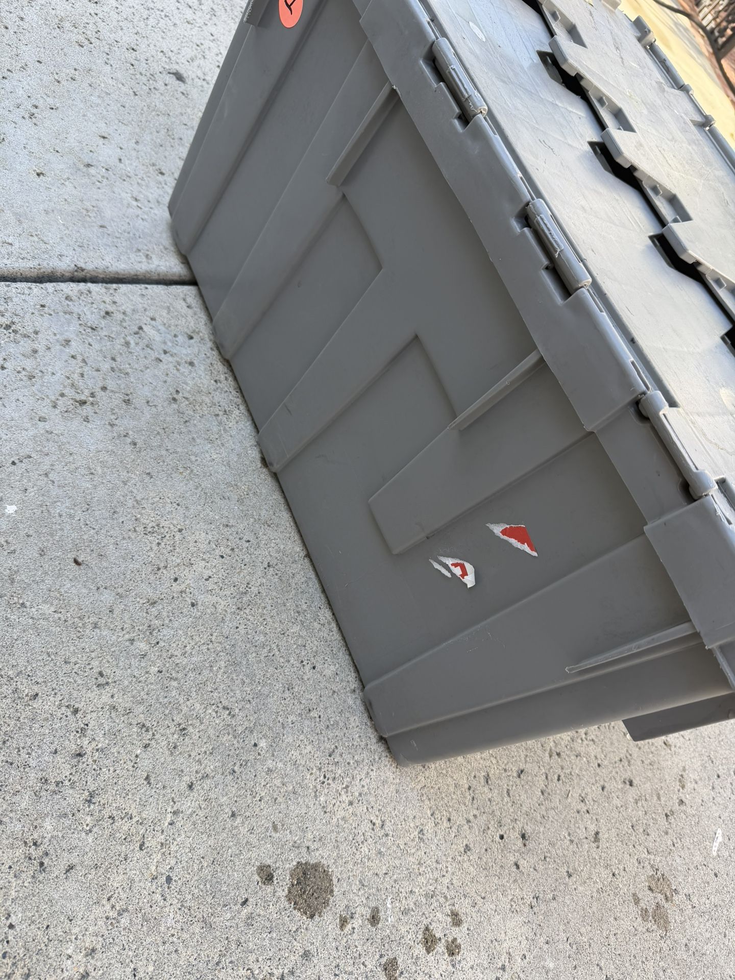 Reinforced Shipping Storage Container With Tie Downs