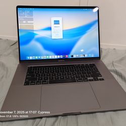 MacBook Pro 16" (2019) intel i9 8-Core 2.3GHz / 16GB / 1TB SSD / Radeon Pro 5500M