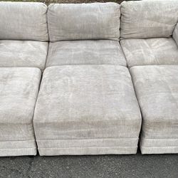 6 Piece Modular Sectional Couch