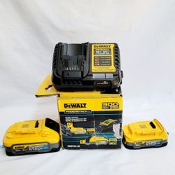 Powerstack 20-Volt Lithium-Ion 5.0 Ah and 1.7 Ah Batteries and Charger