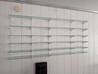 Glass Shelving -- Wall mount