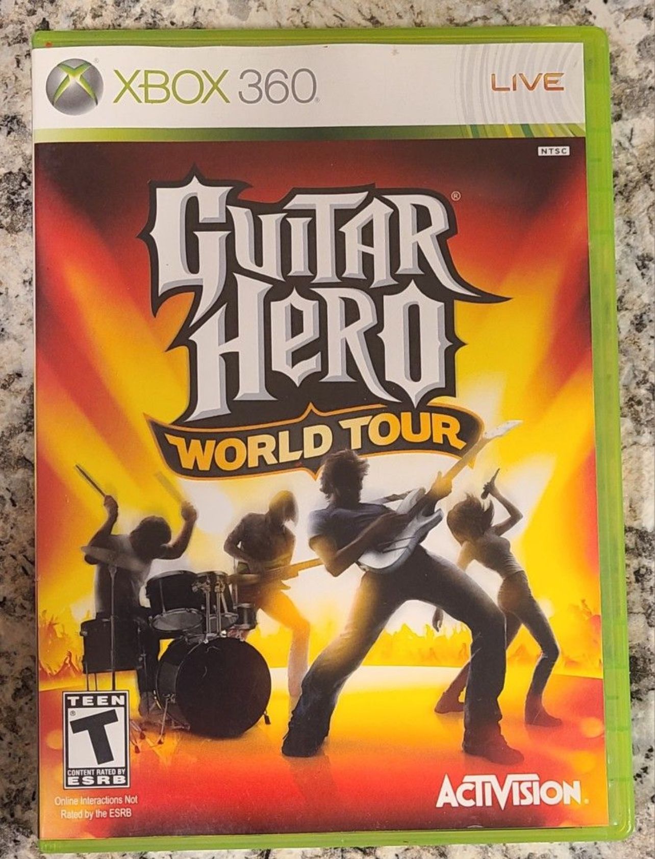 Xbox 360 Guitar Hero World Tour game
