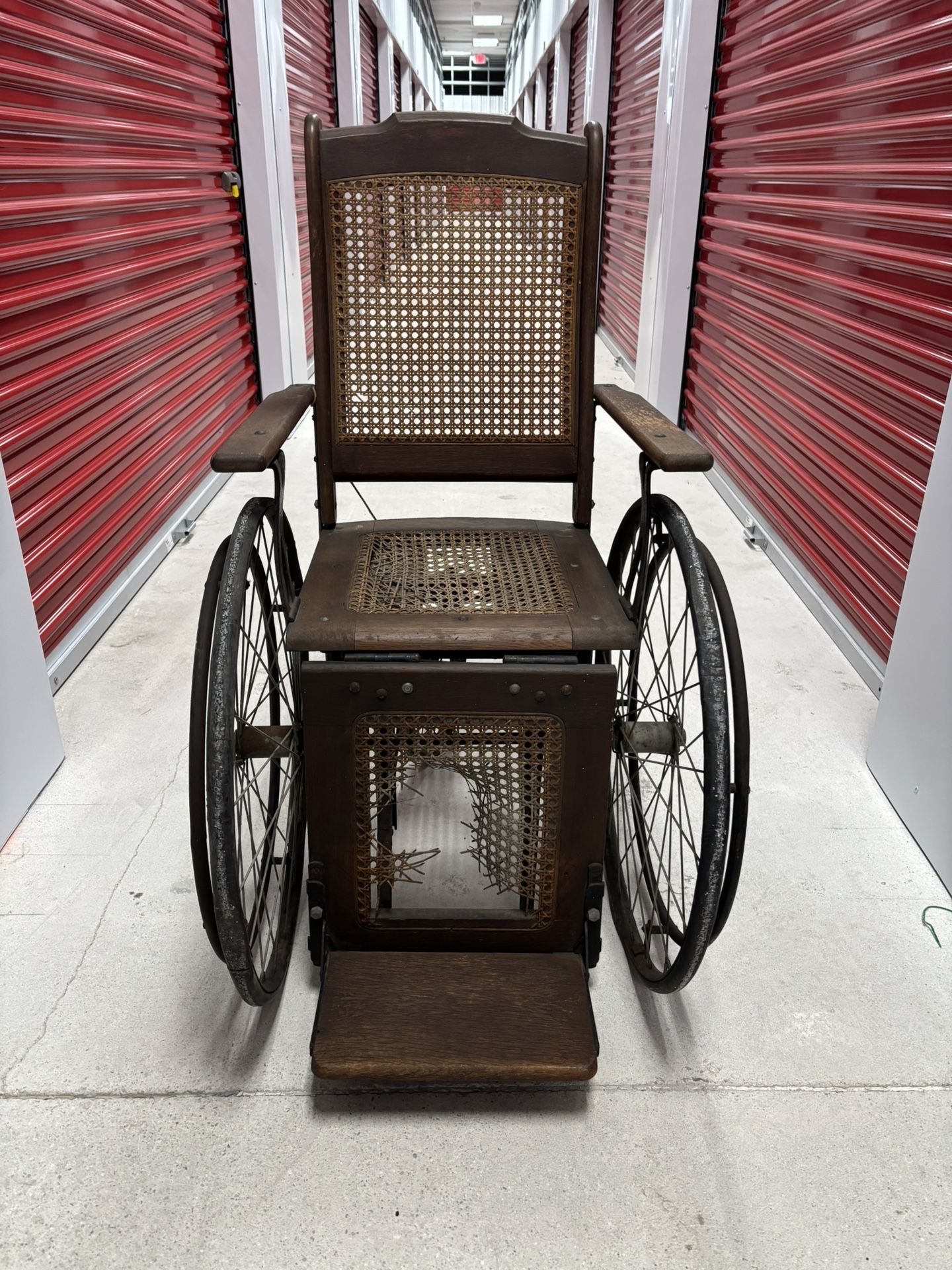 Antique Wooden Wheelchair
