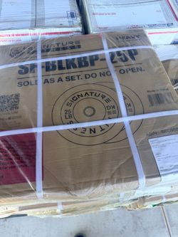 New 25lb bumpers