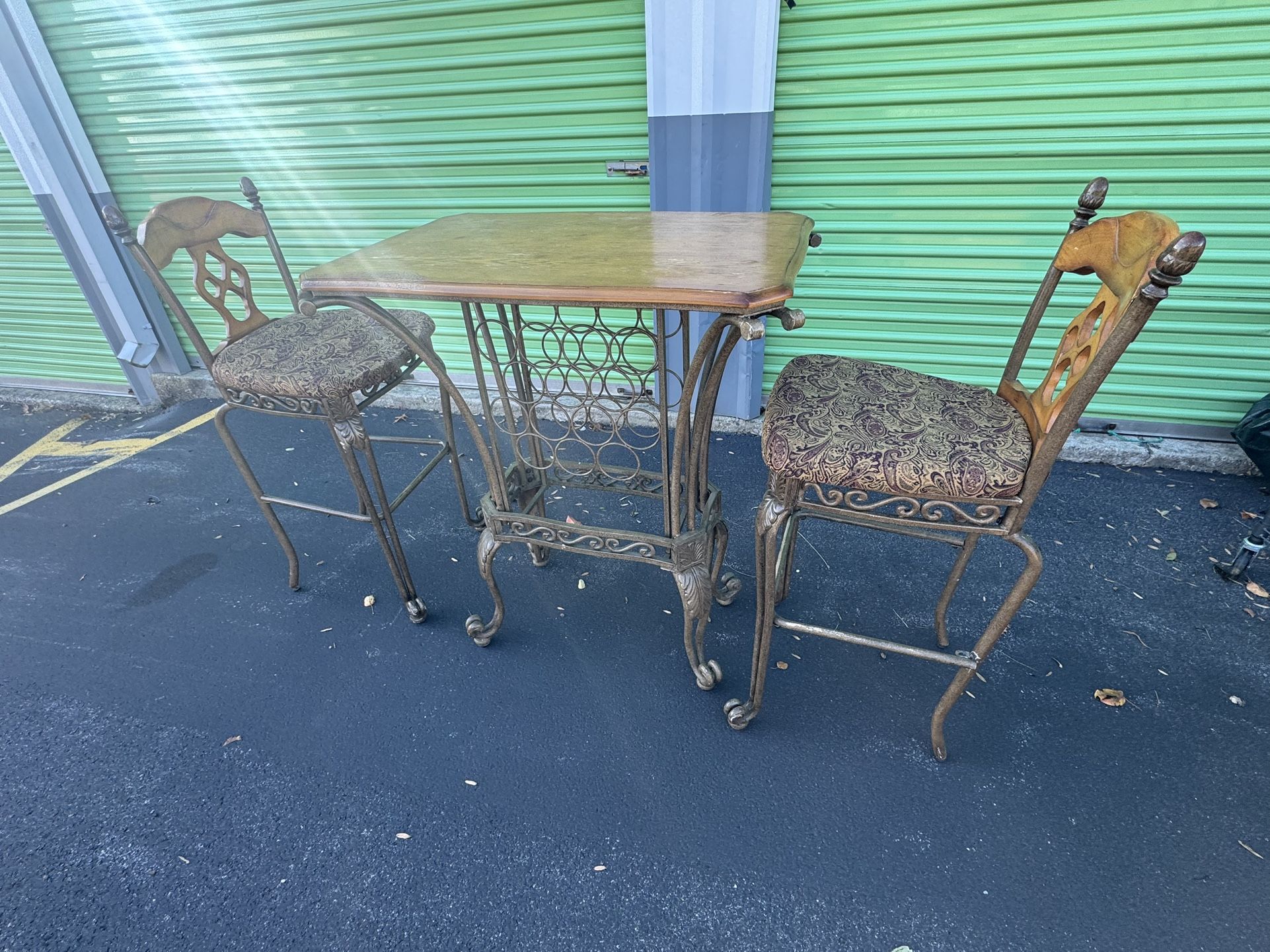 Wine Bar With Stools