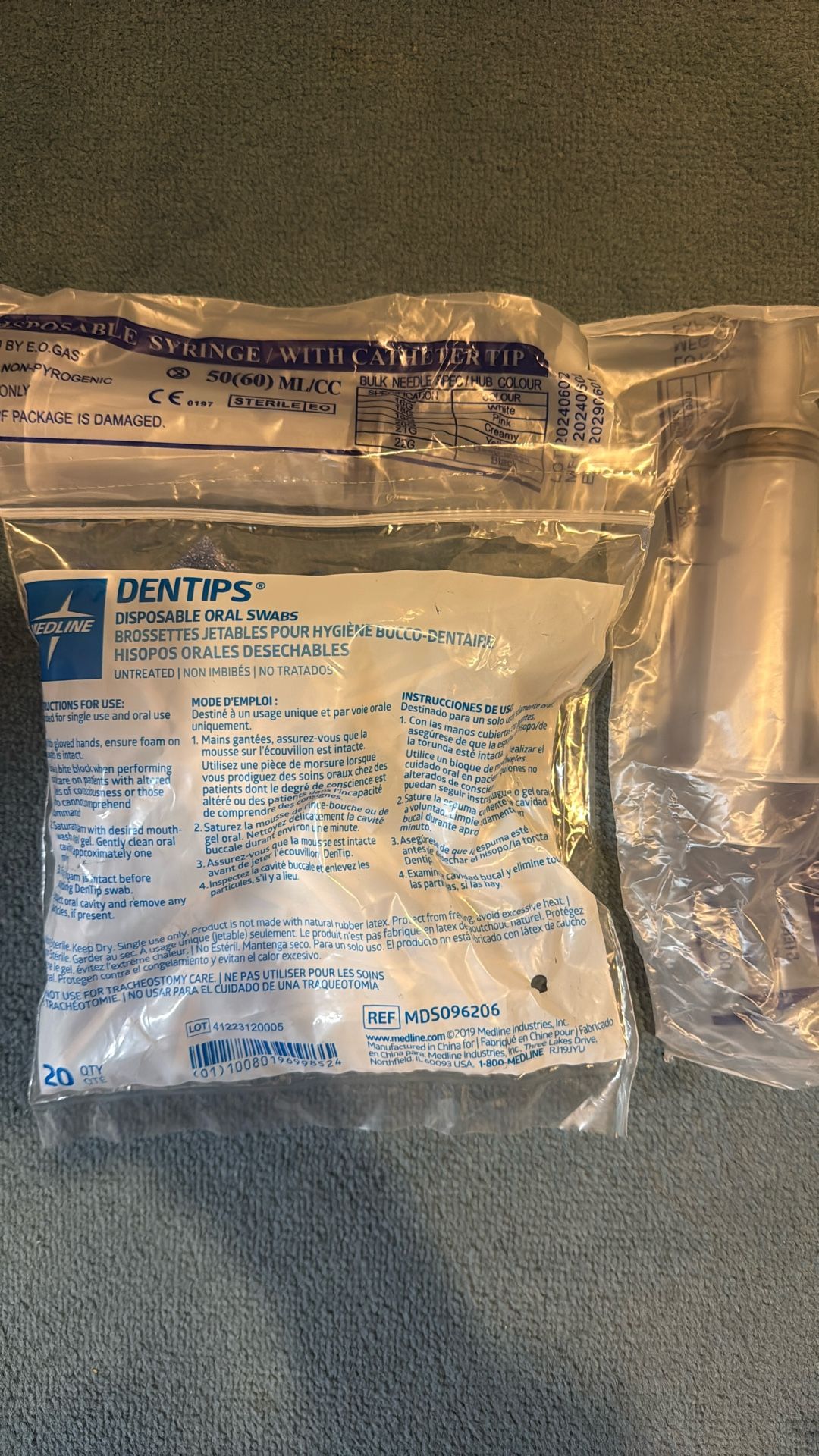 Oral Swipes / Oral Syringe