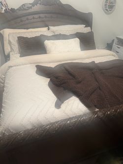 Cali king bed & mattress