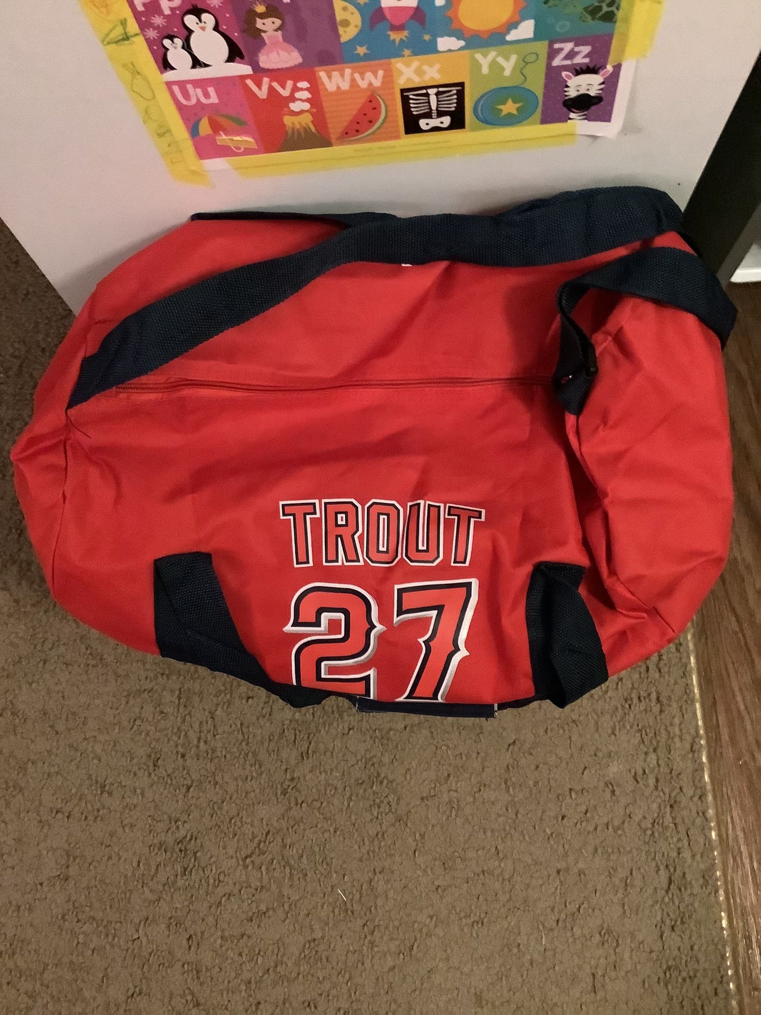 Mike Trout SGA Angels Stadium Giveaway Duffle Bag