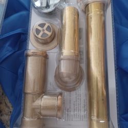 Tub Triple Lever Kit All Brass New