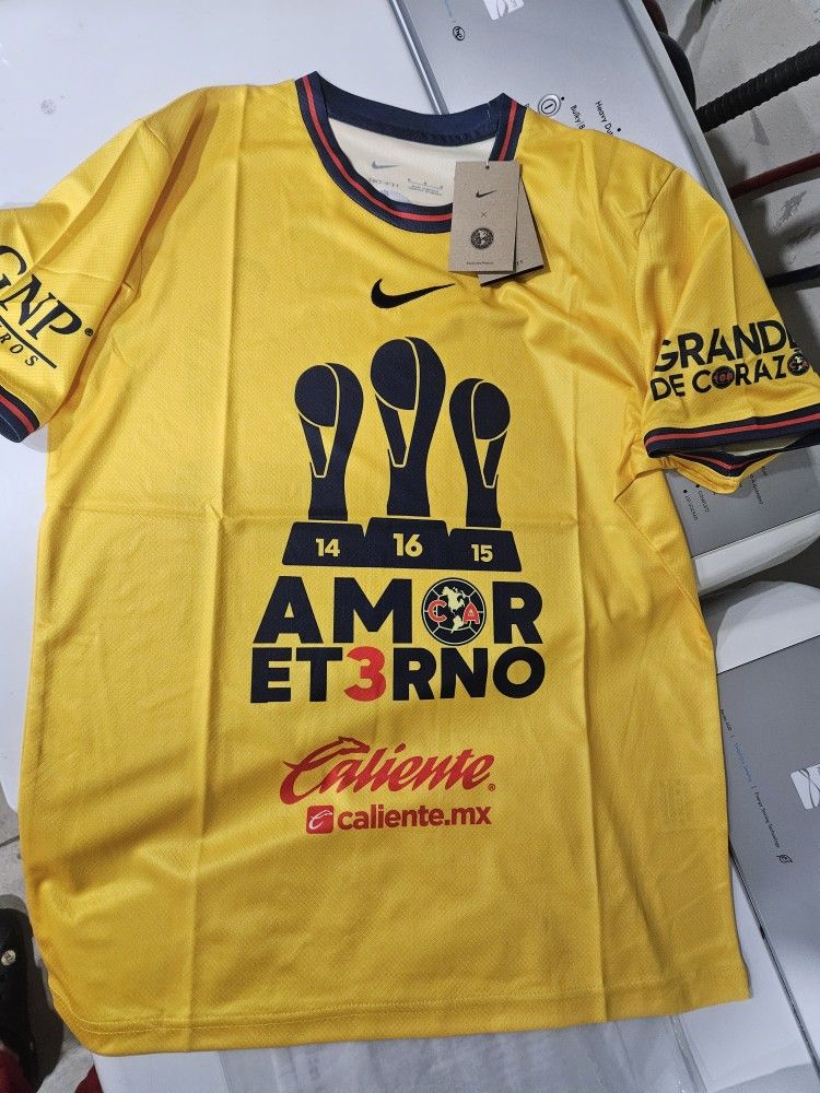 CLUB AMERICA JERSEY TRICAMPEONES AMOR ET3RNO $40 CASH PLEASE