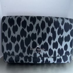 New Kate Spade Carson Convertible Crossbody Saffiano Spotted Animal Printed