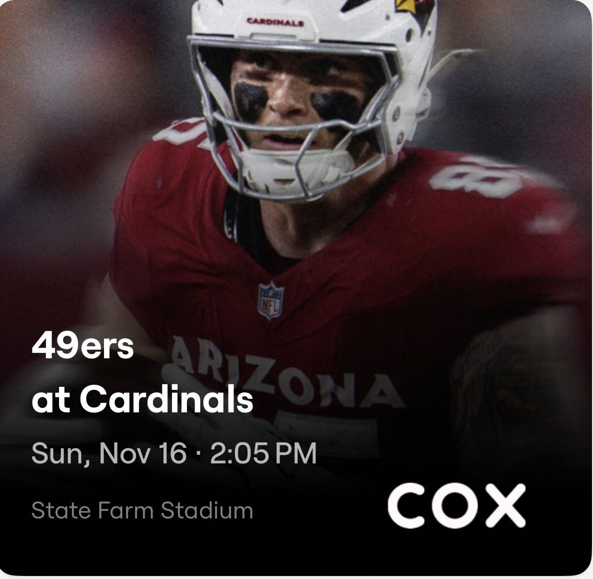 49ers @ Caridnals