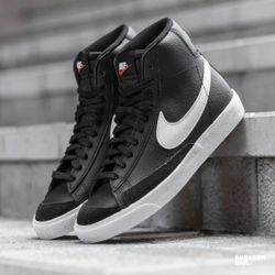 Nike Blazer Mid GS Black White sneakers DA4086-002 NEW
