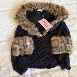 Oh Polly Black Cardigan  (Size Small)
