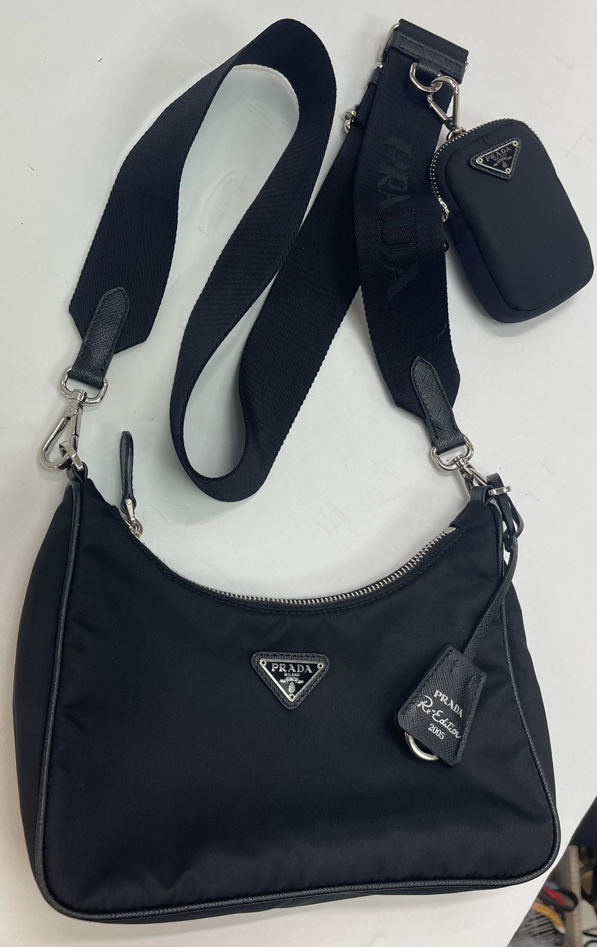 Prada Re-edition 2005 Crossbody Nylon Black Bag Re-Nylon- Authentic!!!