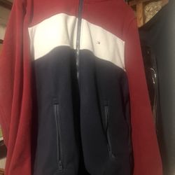 Men’s Large Tommy Zip Up Hoody