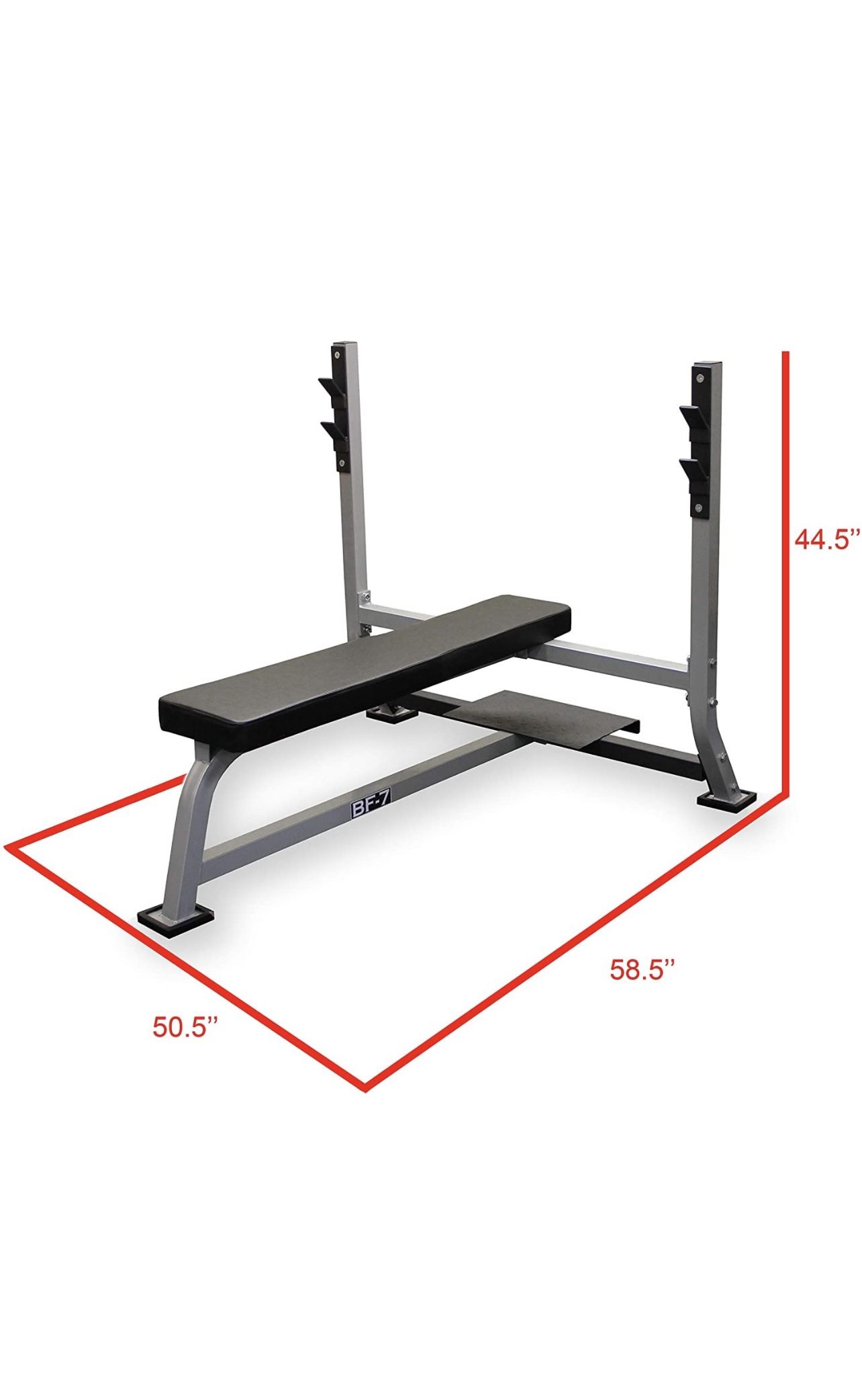 Valor Fitness BF Olympic Bench with Spotter Stand