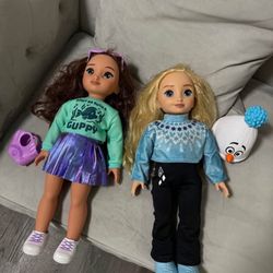Opened Box Disney Dolls 