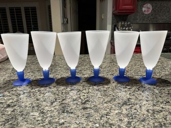 Tupperware, Set Of 6 Stemware Tall Parfait Cups