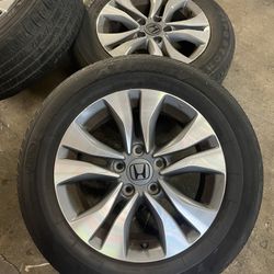 2013 - 2015 Honda Accord 16 In Rims Only Have 3 OEM TIRES IN GREAT CONDITION 