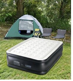 QDC queen air mattress with built in pump