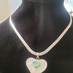 Chain And Pendent  Silver 9.25 