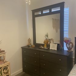 Dresser | Headboard | Mirror | Nightstand 4-piece set