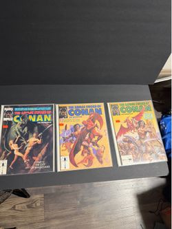Vintage Conan Comic Magazine Lot of 8 - Savage Sword & Conan Saga (1(contact info removed))