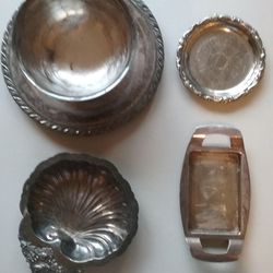 Pewter dishes