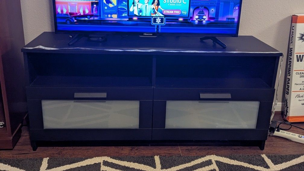 47x16in Entertainment Center w/ Drawers