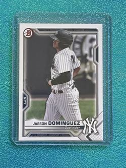 2021 Bowman Jasson Dominguez #BP-13 New York Yankees Rookie Prospects 