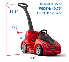 Step2 Red Push-Around Buggy GT Push Car and Toddler Toy for Kids