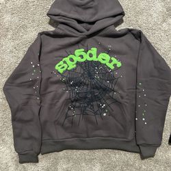Slate Grey Sp5der Hoodie (Small)✅