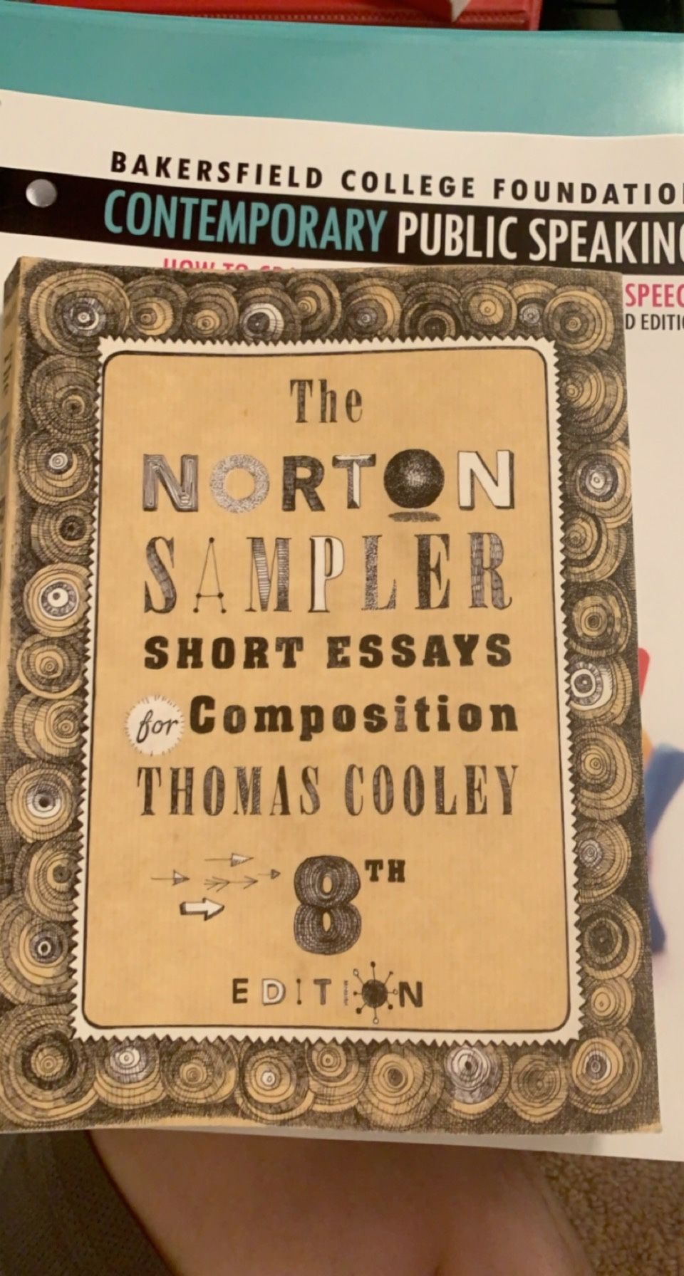 Norton Sampler bakersfield college BC book