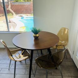 Small Round Dining Table And 4 Chairs