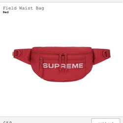 Supreme Field Waist Bag Red