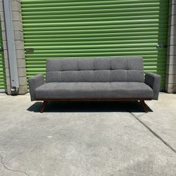 *Free Delivery* Modern Gray Wayfair Couch Sleeper Sofa Futon Bed 
