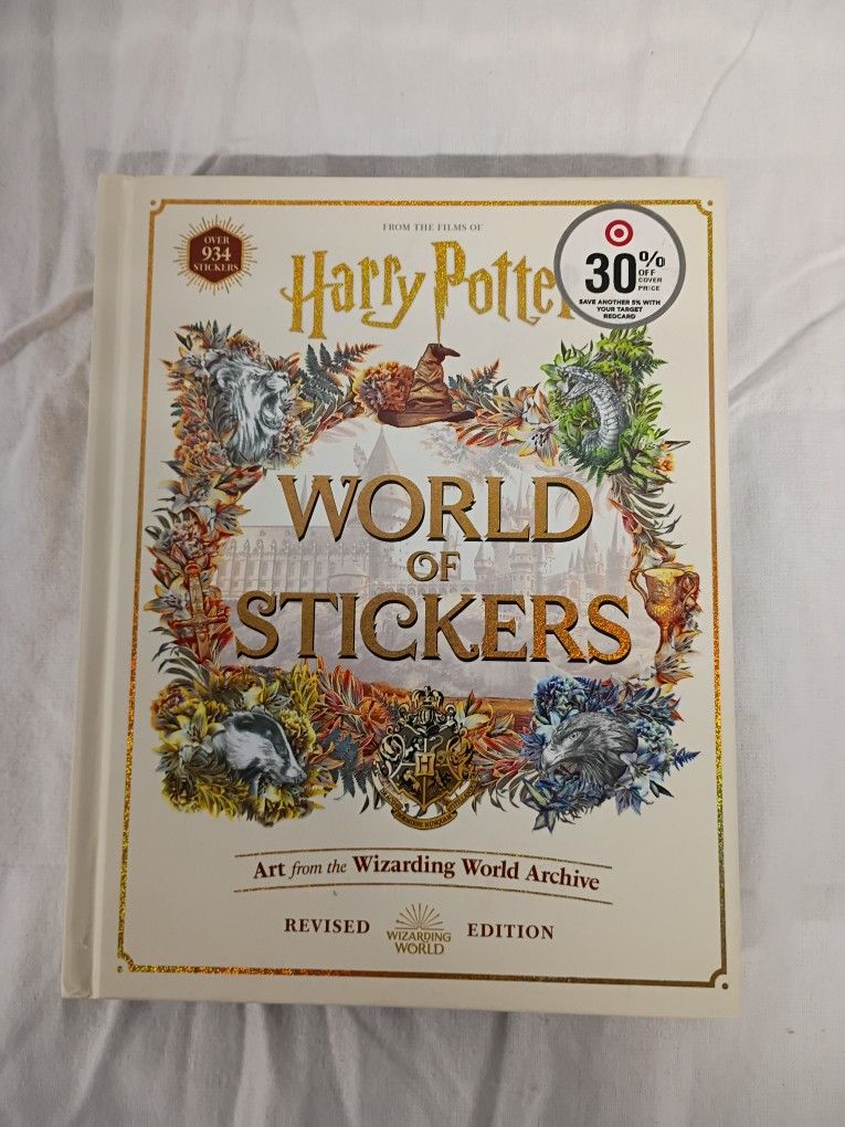 Harry Potter World of Stickers - by Editors of Thunder Bay Press (Hardcover)