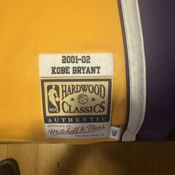 Kobe Bryant 01/02 Finals Jersey 