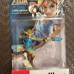 Rare Nintendo Archer Link The Legend of Zelda Breath of the Wild Amiibo Figure