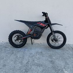 Brand New Strike Shadow SV2 72V E Moto Electric Dirt Bike